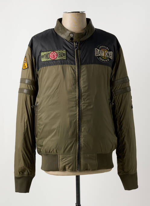 Doudoune manches longues sans capuche vert DAYTONA homme