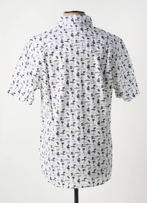 Chemise manches courtes blanc IRON AND RESIN pour homme