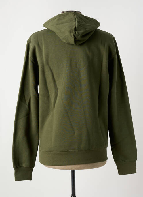 Sweat-shirt à capuche vert DAYTONA pour homme
