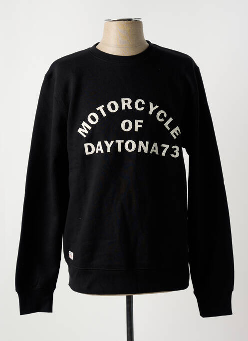 Sweat-shirt noir DAYTONA pour homme