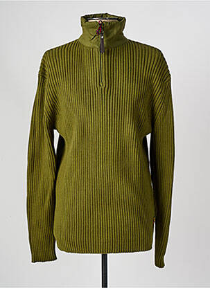Pull stretch manches longues vert DAYTONA homme