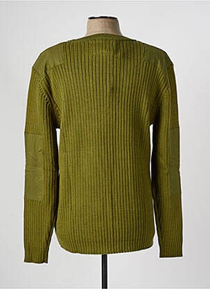 Pull col rond manches longues vert DAYTONA homme