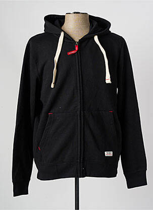 Veste casual resserrée sur le bas noir DAYTONA homme