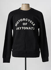 Sweat-shirt noir DAYTONA pour homme seconde vue