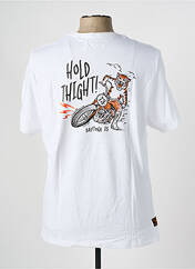 T-shirt blanc DAYTONA pour homme seconde vue