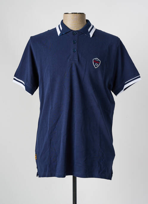 Polo bleu DAYTONA pour homme