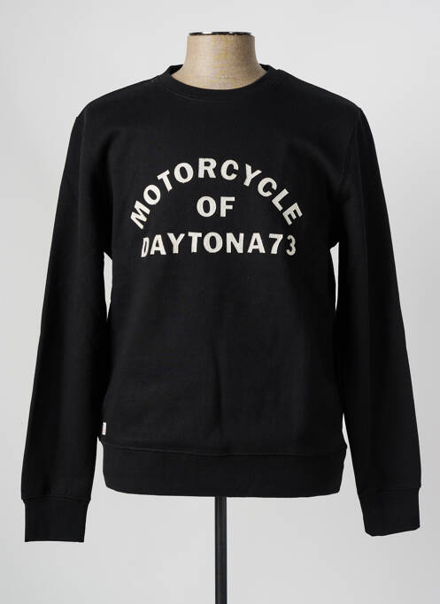Sweat-shirt noir DAYTONA pour homme