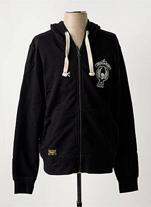 Veste casual resserrée sur le bas noir DAYTONA homme