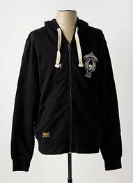 Veste casual resserrée sur le bas noir DAYTONA homme