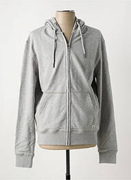 Veste casual resserrée sur le bas gris IRON AND RESIN homme