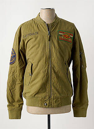 Blouson manches longues vert DAYTONA homme