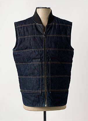 Doudoune poches sans capuche bleu DAYTONA homme