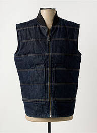 Doudoune poches sans capuche bleu DAYTONA homme