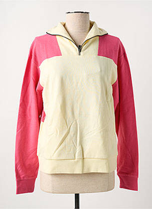 Sweat-shirt stretch manches longues rose ROSE GARDEN femme