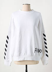 Sweat-shirt blanc ROSE GARDEN pour femme seconde vue