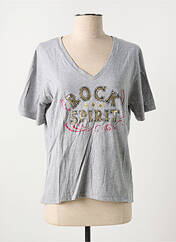 T-shirt gris ROSE GARDEN pour femme seconde vue