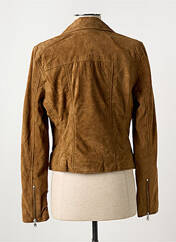 Veste simili cuir marron ROSE GARDEN pour femme seconde vue