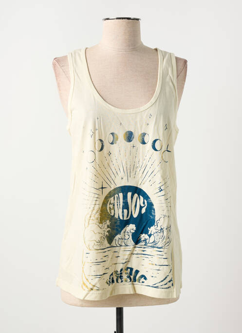 Débardeur beige ROSE GARDEN pour femme