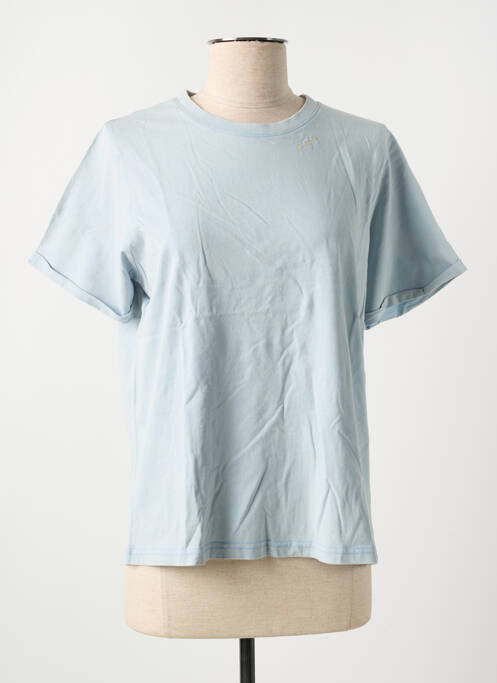 T-shirt bleu clair ROSE GARDEN pour femme