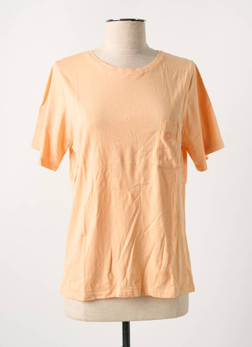 T-shirt orange ROSE GARDEN pour femme