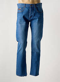 Jeans coupe slim fermeture boutonnée sur le devant taille normale bleu DAYTONA homme