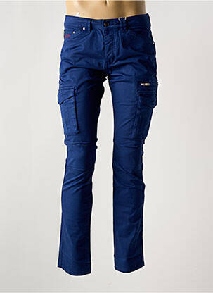 Pantalon cargo slim taille normale bleu DAYTONA homme
