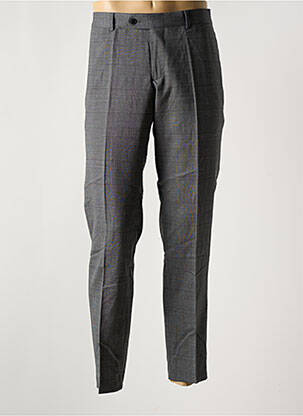 Pantalon slim tissage chiné taille haute gris BARUTTI homme