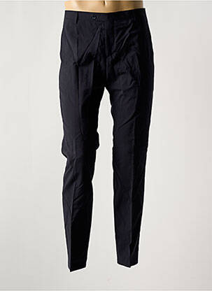 Pantalon slim taille à pinces taille haute bleu BARUTTI homme