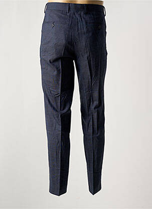 Pantalon slim tissage chiné taille haute bleu BARUTTI homme