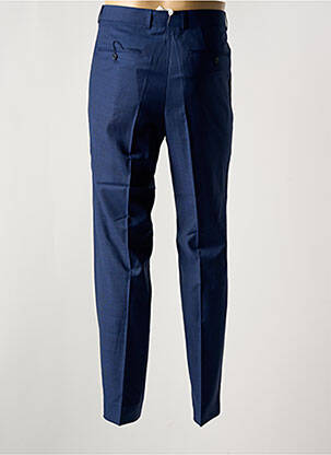 Pantalon slim taille à pinces taille haute bleu BARUTTI homme