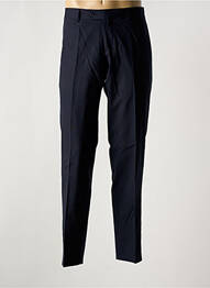 Pantalon slim taille à pinces taille haute bleu BARUTTI homme