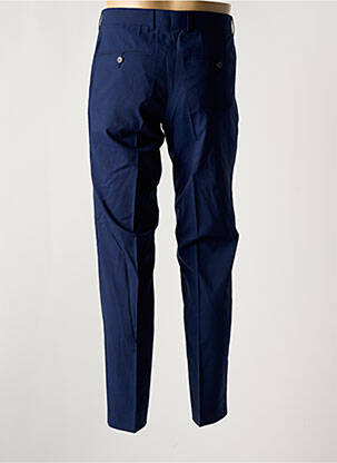 Pantalon slim taille à pinces taille haute bleu BARUTTI homme