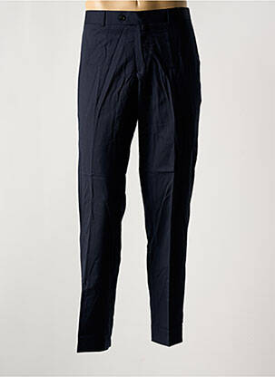 Pantalon slim taille à pinces taille haute bleu BARUTTI homme