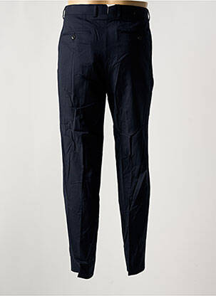 Pantalon slim taille à pinces taille haute bleu BARUTTI homme