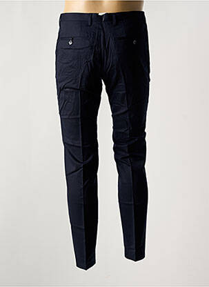 Pantalon slim fermeture zippée sous rabat boutonné taille basse bleu BARUTTI homme