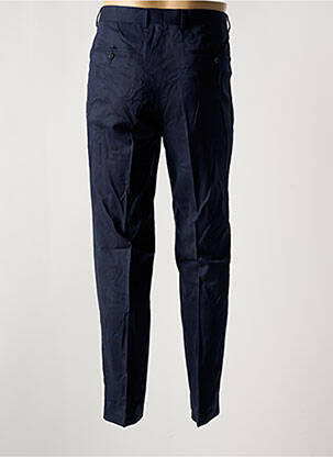 Pantalon slim tissage chiné taille haute bleu BARUTTI homme