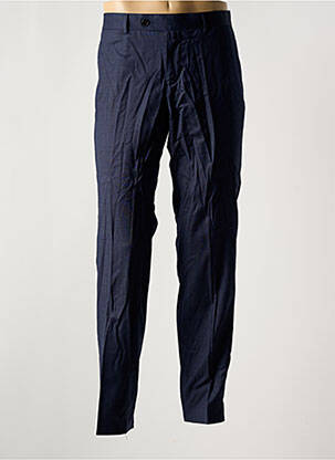 Pantalon slim taille à pinces taille haute bleu BARUTTI homme