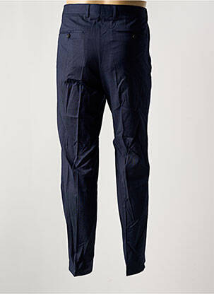 Pantalon slim taille à pinces taille haute bleu BARUTTI homme