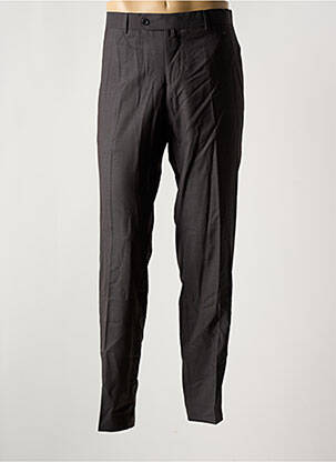 Pantalon slim tissage chiné taille haute gris BARUTTI homme