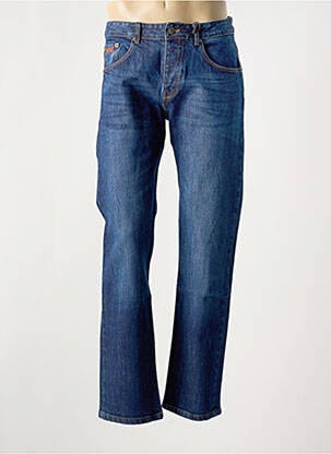 Jeans coupe slim fermeture boutonnée sur le devant taille normale bleu DAYTONA homme