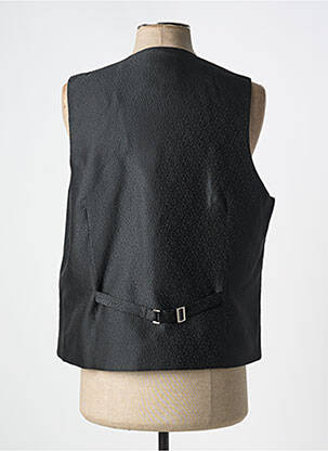 Gilet sans manche effet matière satinée noir BARUTTI homme