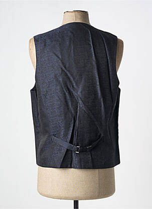 Gilet sans manche effet matière satinée bleu BARUTTI homme