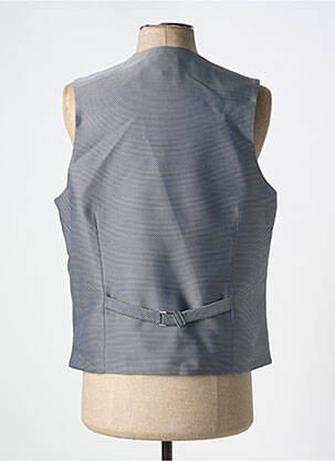 Gilet sans manche effet matière satinée bleu BARUTTI homme