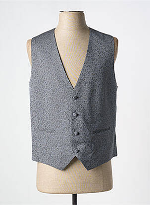 Gilet sans manche effet matière satinée gris BARILOCHE homme