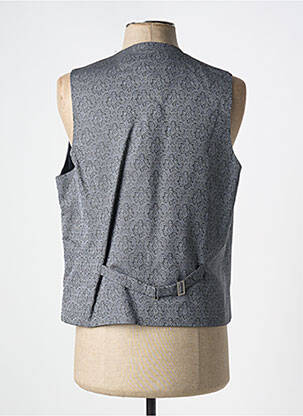 Gilet sans manche effet matière satinée gris BARILOCHE homme