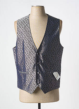 Gilet sans manche effet matière satinée gris BARUTTI homme