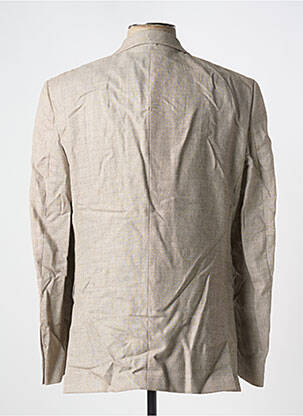 Blazer tissage chiné beige MASTERHAND homme