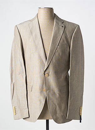 Blazer tissage chiné marron BARUTTI homme