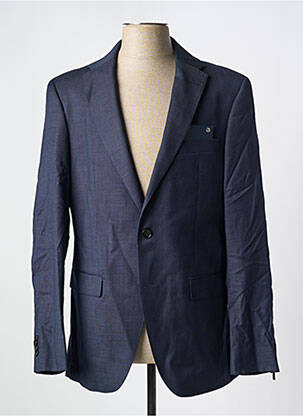 Blazer coupe cintrée bleu BARUTTI homme