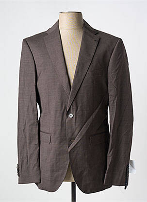 Blazer tissage chiné marron BARUTTI homme